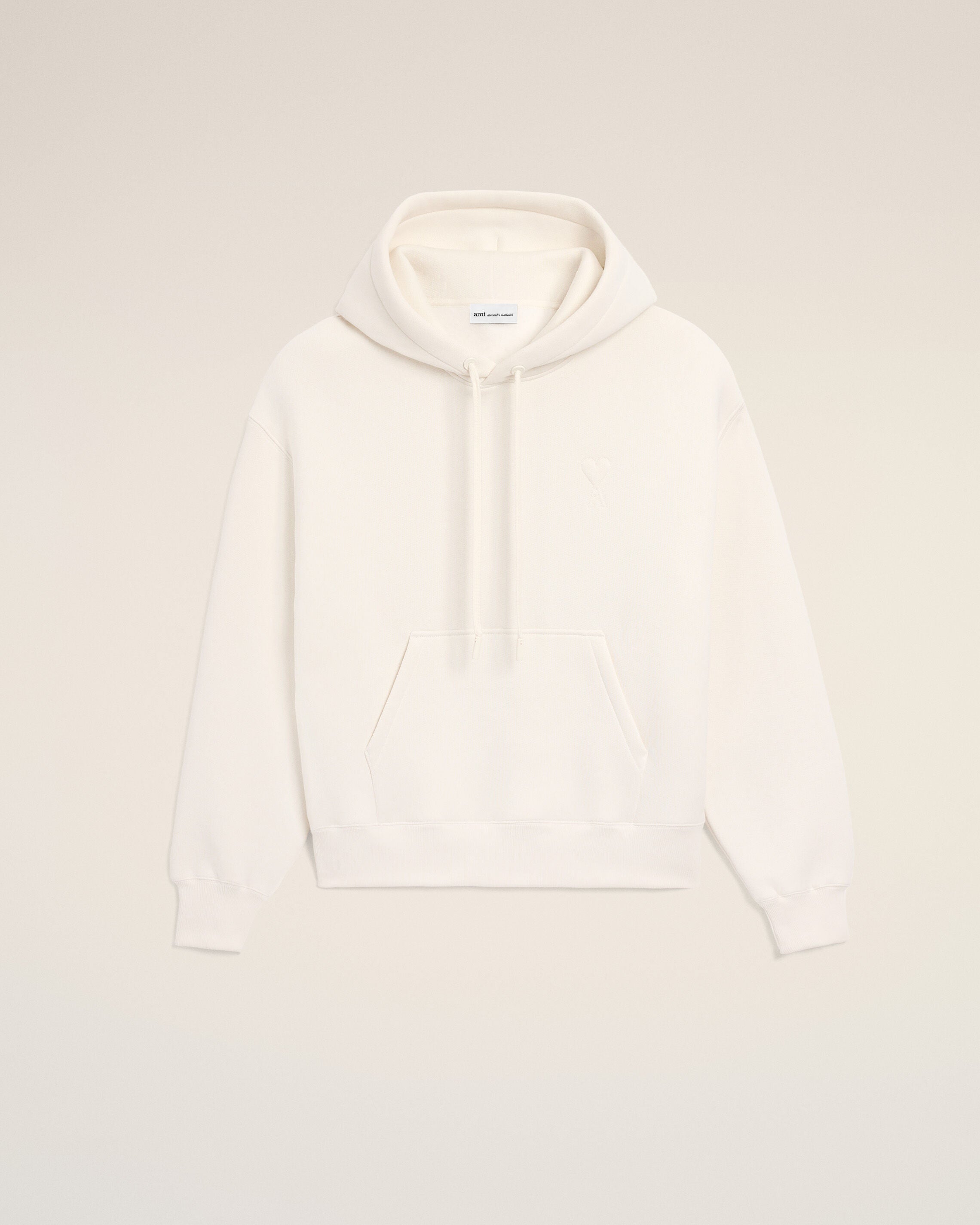 MOLETOM AMI DE COEUR BRANCO EM ALGODÃO BRANCO COM ESTAMPADO | AMI PARIS