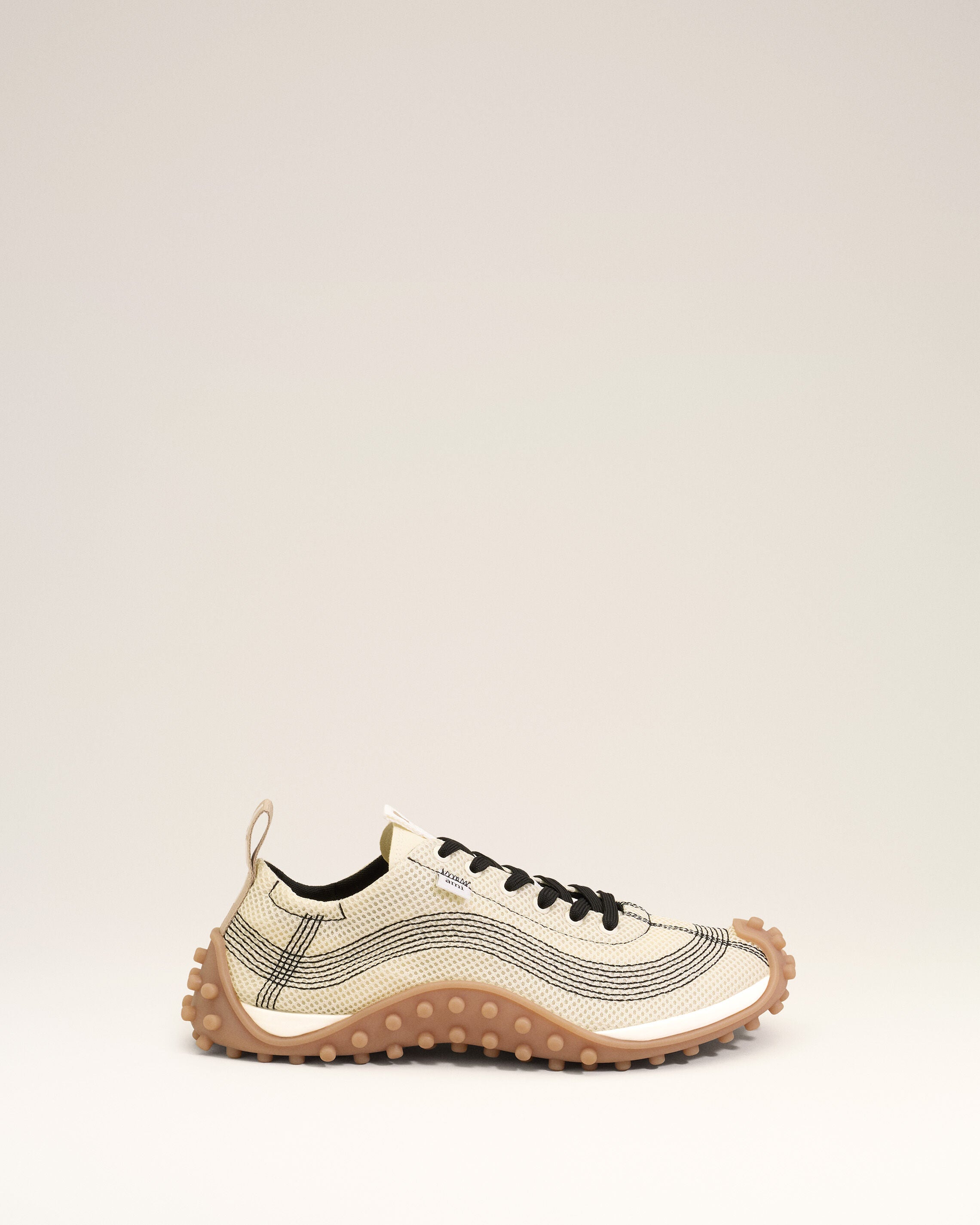 SAPATOS DE CORRIDA MESH BRANCO BRANCO | Ami Paris